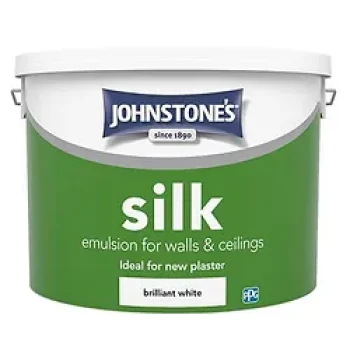 Johnstone’s retail white silk emulsion.